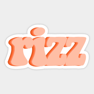 W Rizz Pastel Sticker